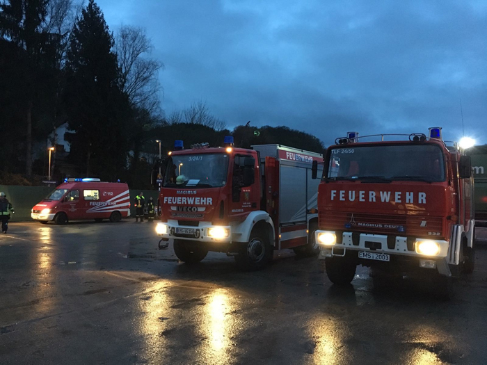 Brand in FriedrichssegenUm 7 Uhr wurde unser TLF zum einem Brand bei der Firma Zimmermann in Friedrichssegen alarmiert. Um kurz nach 6 Uhr löste dort die BMA aus. 